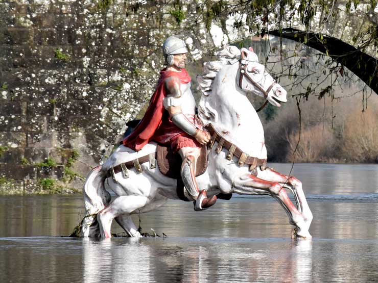 Décio Junius Brutus atravessando o Rio Lethes.