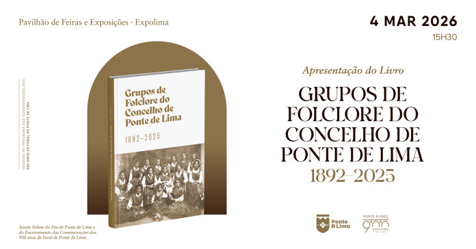 Apresentação Pública de Livro sobre os Grupos Folclóricos do Concelho 4 de Março, na Sessão Solene do Dia de Ponte de Lima